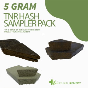 product picture showing TNR's New Hash Sample Pack! only available at TheNaturalRemedy!