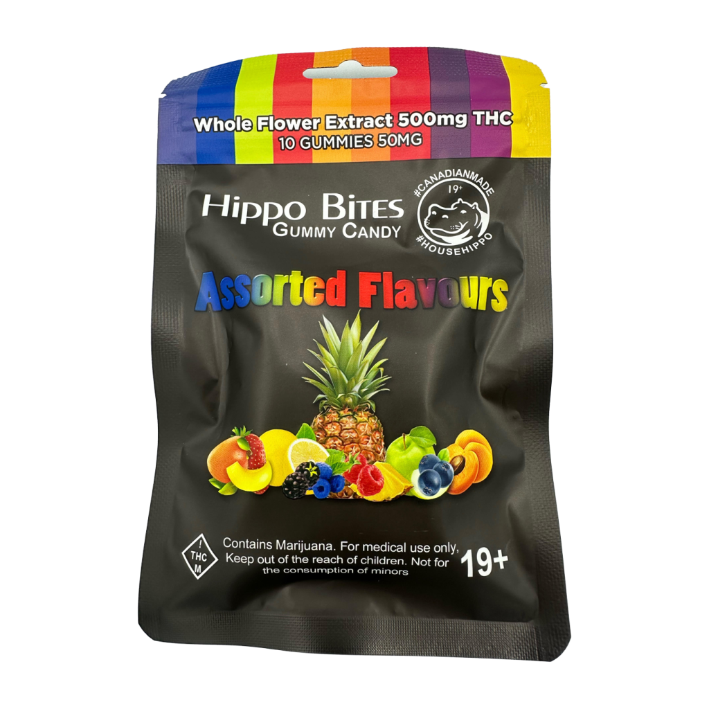 Hippo Bites Assorted Flavours Mg Mg Thc Edibles The