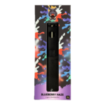 Blueberry Haze 2g distillate vape pen in colorful packaging with hippo logo