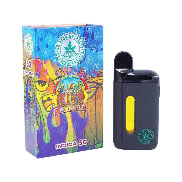 Rainbow Belts THC Vape - Indica High THC Disposable Vape