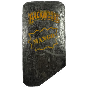Golden-brown Backwoods Mango Hash with a soft texture, infused with tropical mango flavor