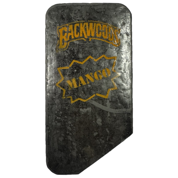 Golden-brown Backwoods Mango Hash with a soft texture, infused with tropical mango flavor