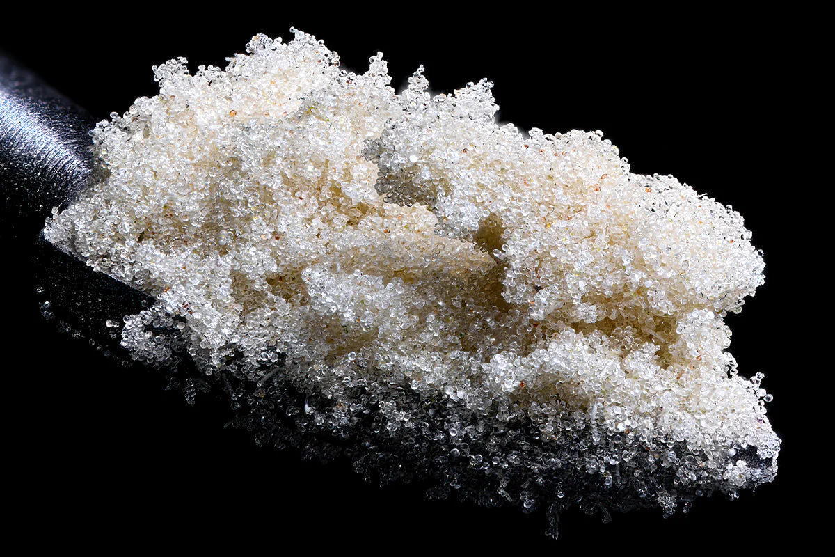 Close up of traditional Dry Sift Hash